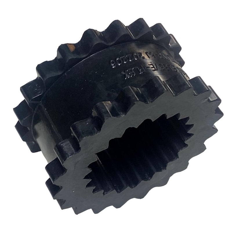 KBZ غلاف توصيل مطاطي 9J لسلسلة S-Flex، تصميم صلب، 6" OD، 3" طول المطاط، 1800 رطل-بوصة عزم الدوران الاسمي - Image 4